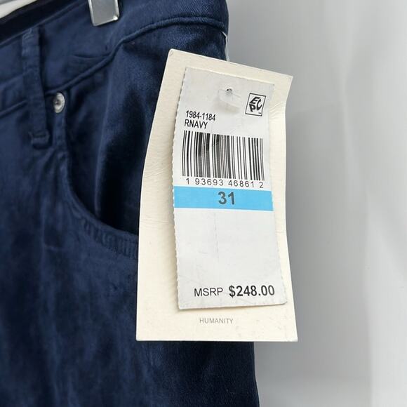 Citizens of Humanity Women's Paloma Baggy Velvet Jeans - Royal Navy - 31 - NWT - Picture 4 of 9